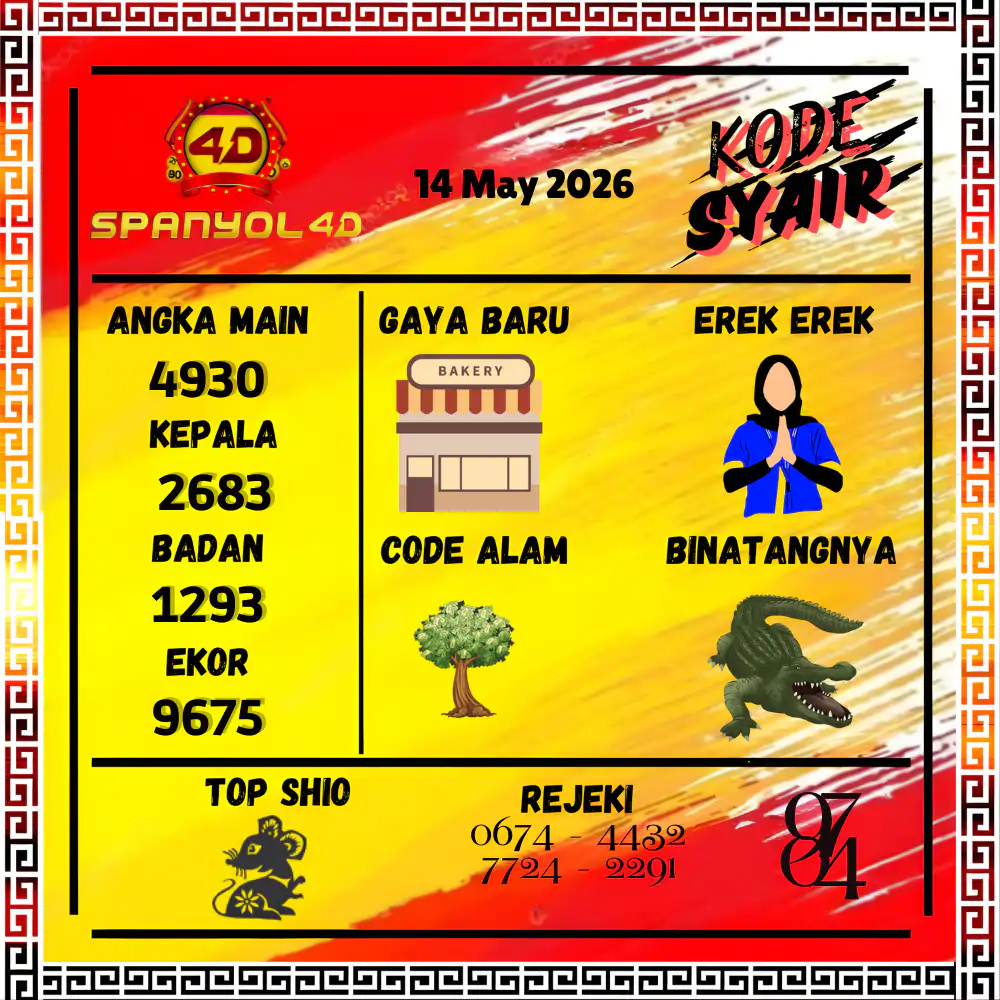 Kode Syair Spanyol4D Pools Mei 2026
