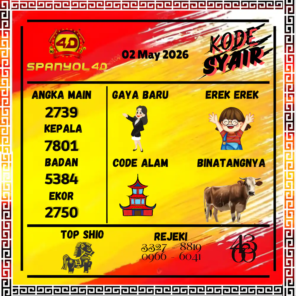 Kode Syair Spanyol4D Pools Mei 2026