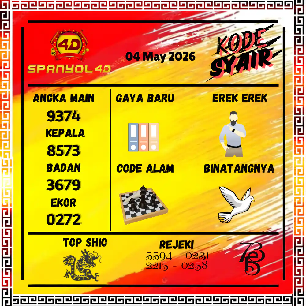 Kode Syair Spanyol4D Pools Mei 2026