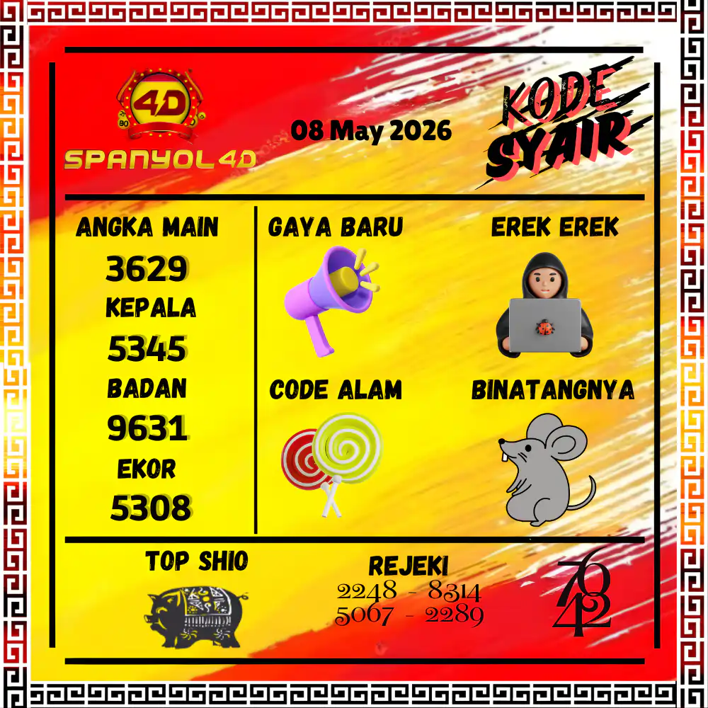Kode Syair Spanyol4D Pools Mei 2026